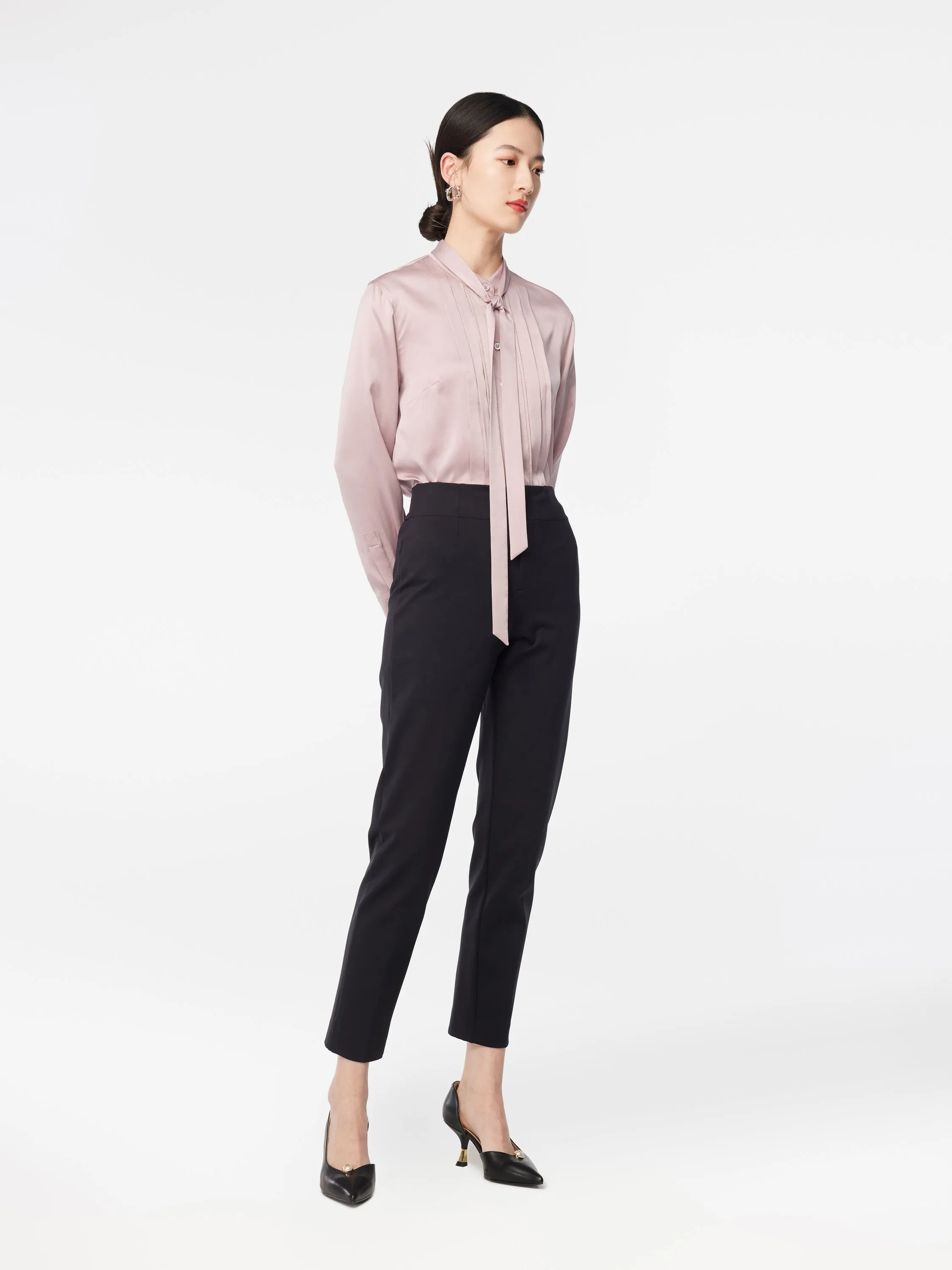 EP YAYING Slim-Leg Pants