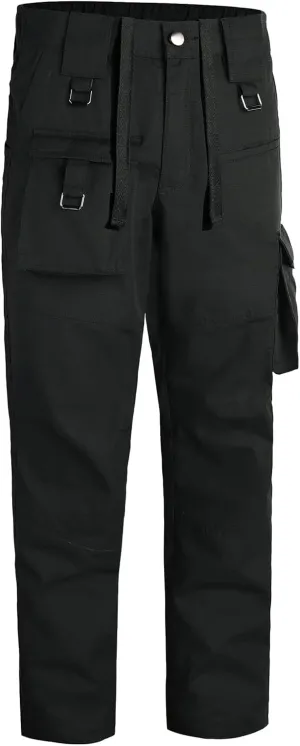 Mens Cargo Trouser Combat Pants Multi Pockets Tactical Work Trouser Outdoor Snowboard Pants