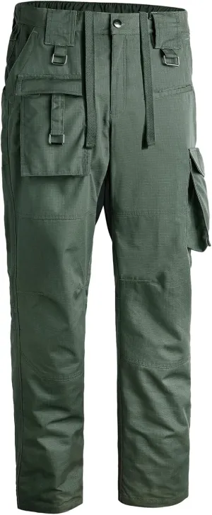 Mens Cargo Trouser Combat Pants Multi Pockets Tactical Work Trouser Outdoor Snowboard Pants