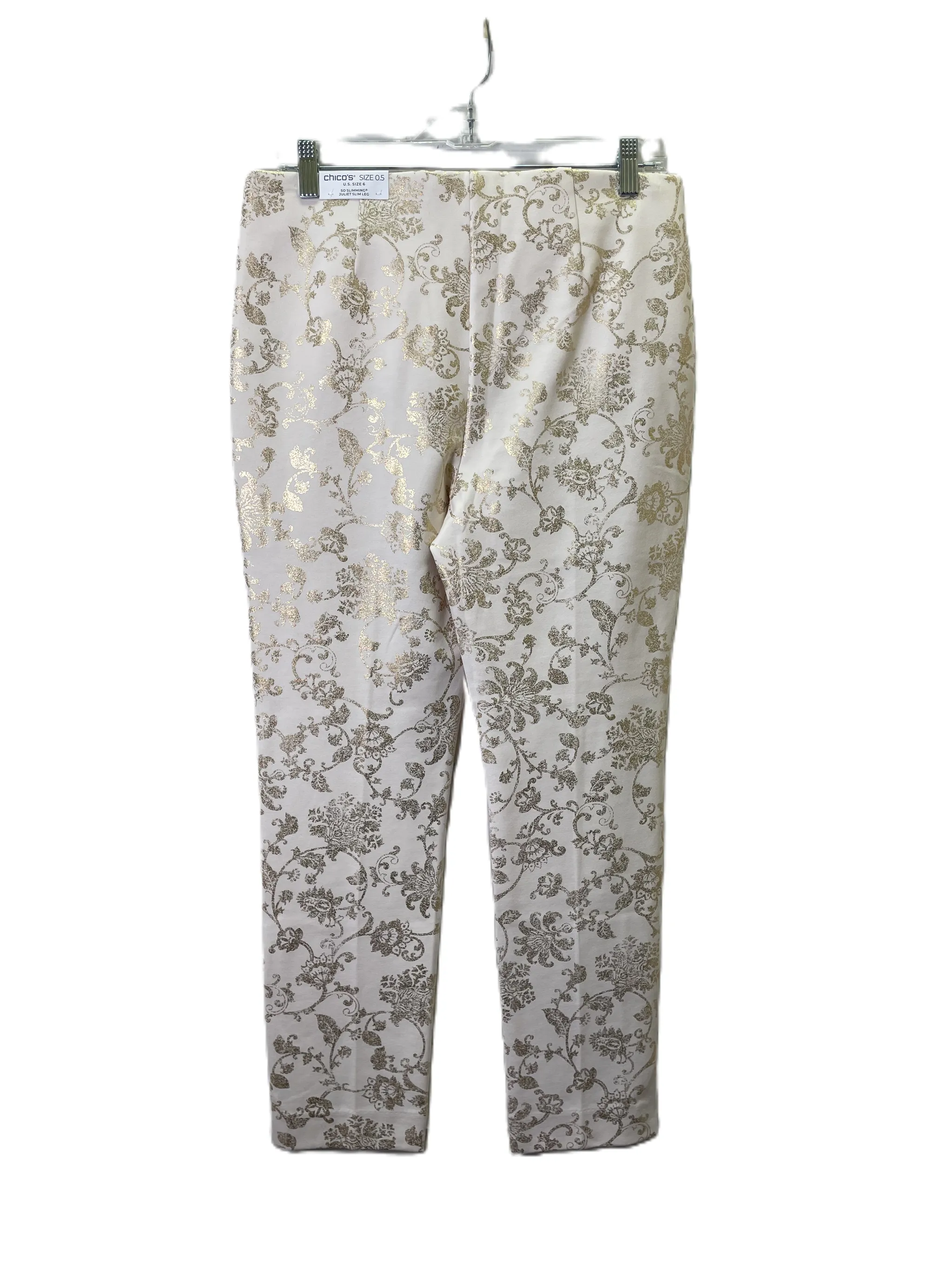 Pants Dress By Chicos In Cream, Size: 6