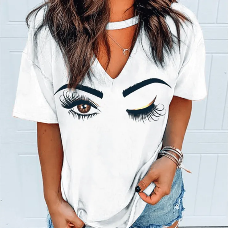 Tie-dye Short Sleeve Blouse Short Pants Sets
